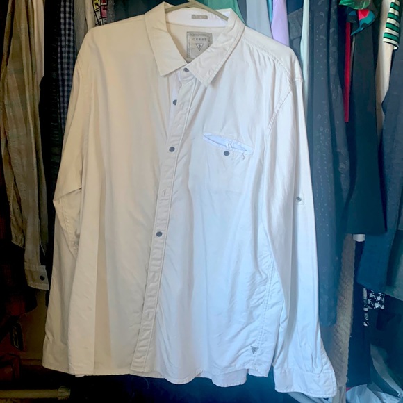 Mens guess casual shirt xl - Picture 1 of 7